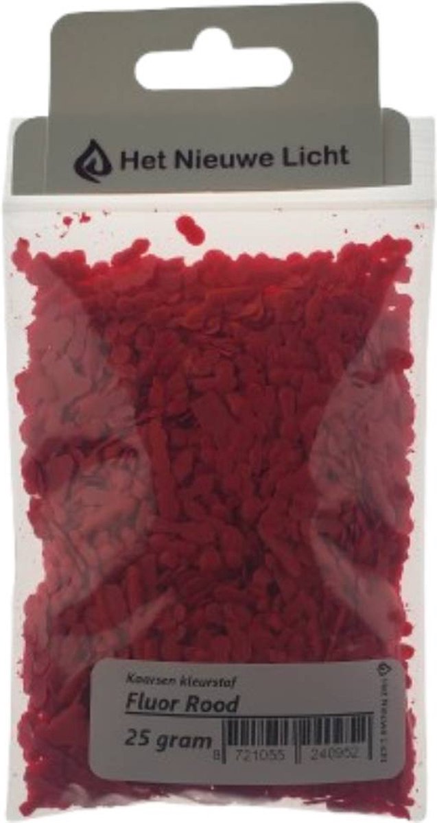  - Kaarsen kleurstof - FLUOR ROOD - 25 gram