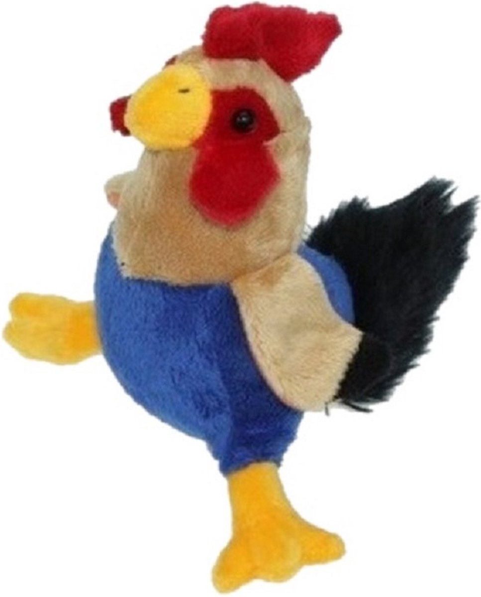 Pluche haan/kip knuffel 20 cm - Boerderij dieren knuffels