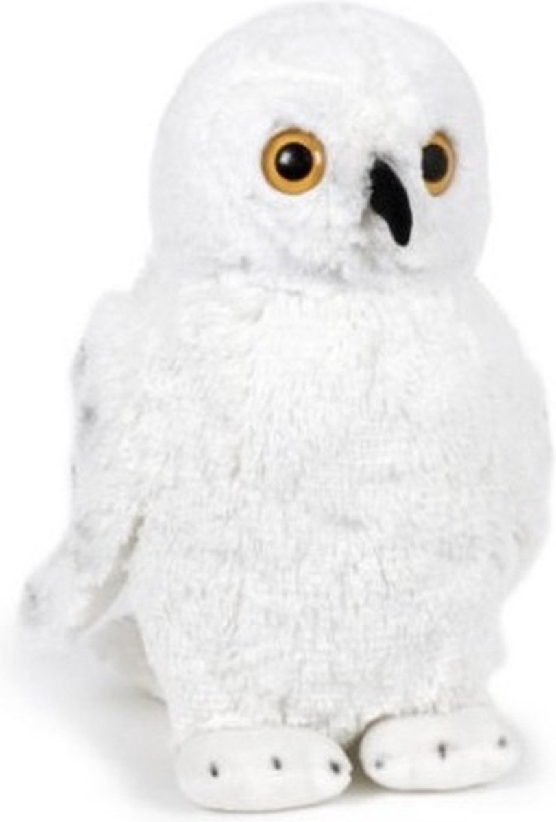 Pluche sneeuwuil wit uilen knuffel 33 cm - Vogels knuffeldieren - Speelgoed voor kind