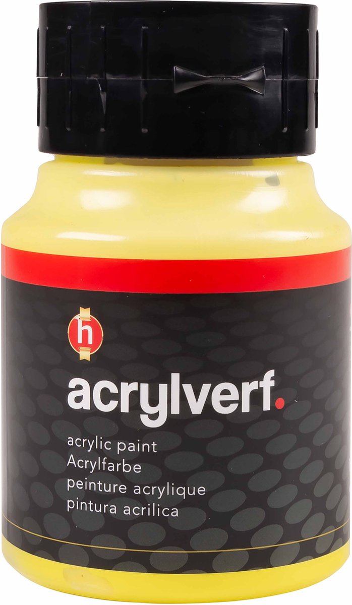 Creall 500 Ml 05 Lemon Yellow Havo Studio Acrylics Paint Bottle -Toys