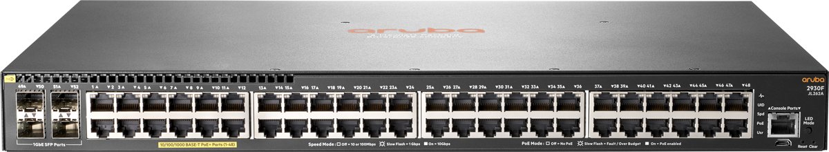 Aruba 2930F 48G PoE+ 4SFP Switch