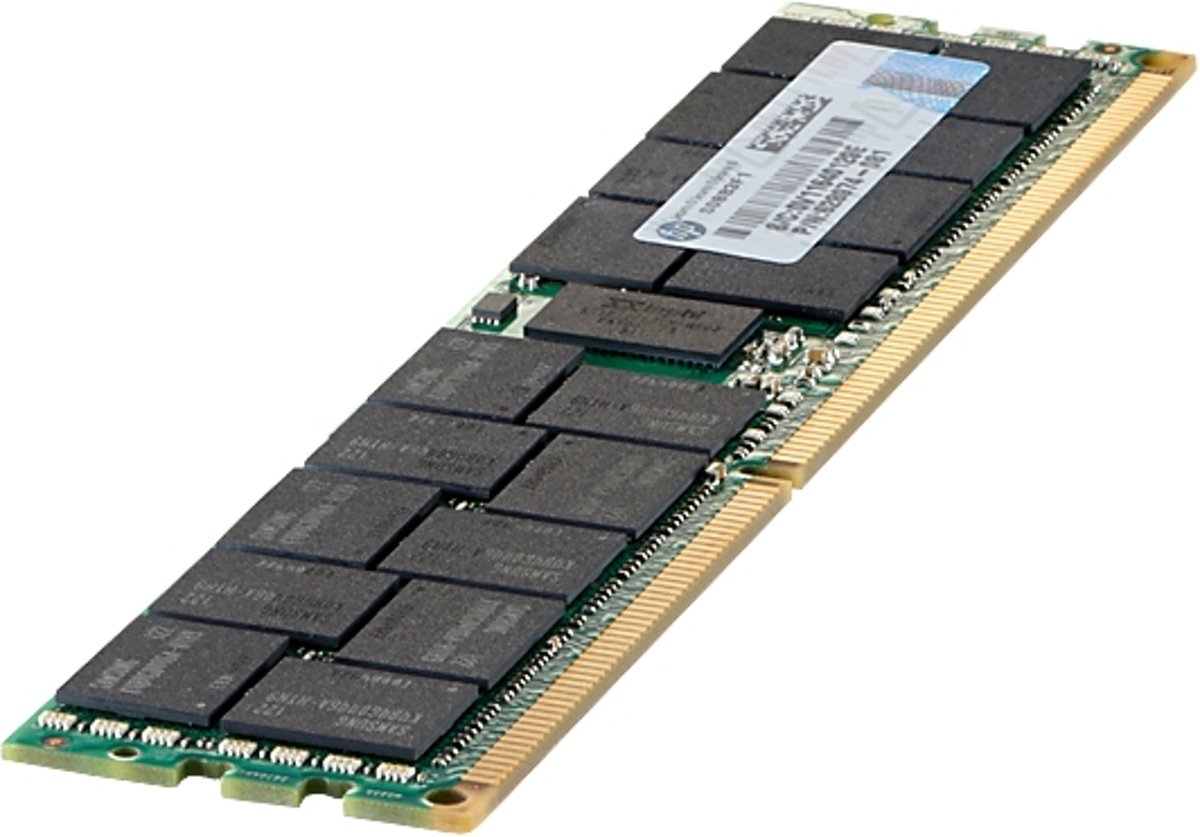 Hewlett Packard Enterprise 16GB (1x16GB) Quad Rank x4 PC3-8500 (DDR3-1066) Registered CAS-7 Memory Kit 16GB DDR3 1066MHz ECC geheugenmodule