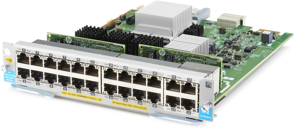 Hewlett Packard Enterprise 20-port 10/100/1000BASE-T PoE+ / 4-port 1/2.5/5/10GBASE-T PoE+ MACsec v3 zl2