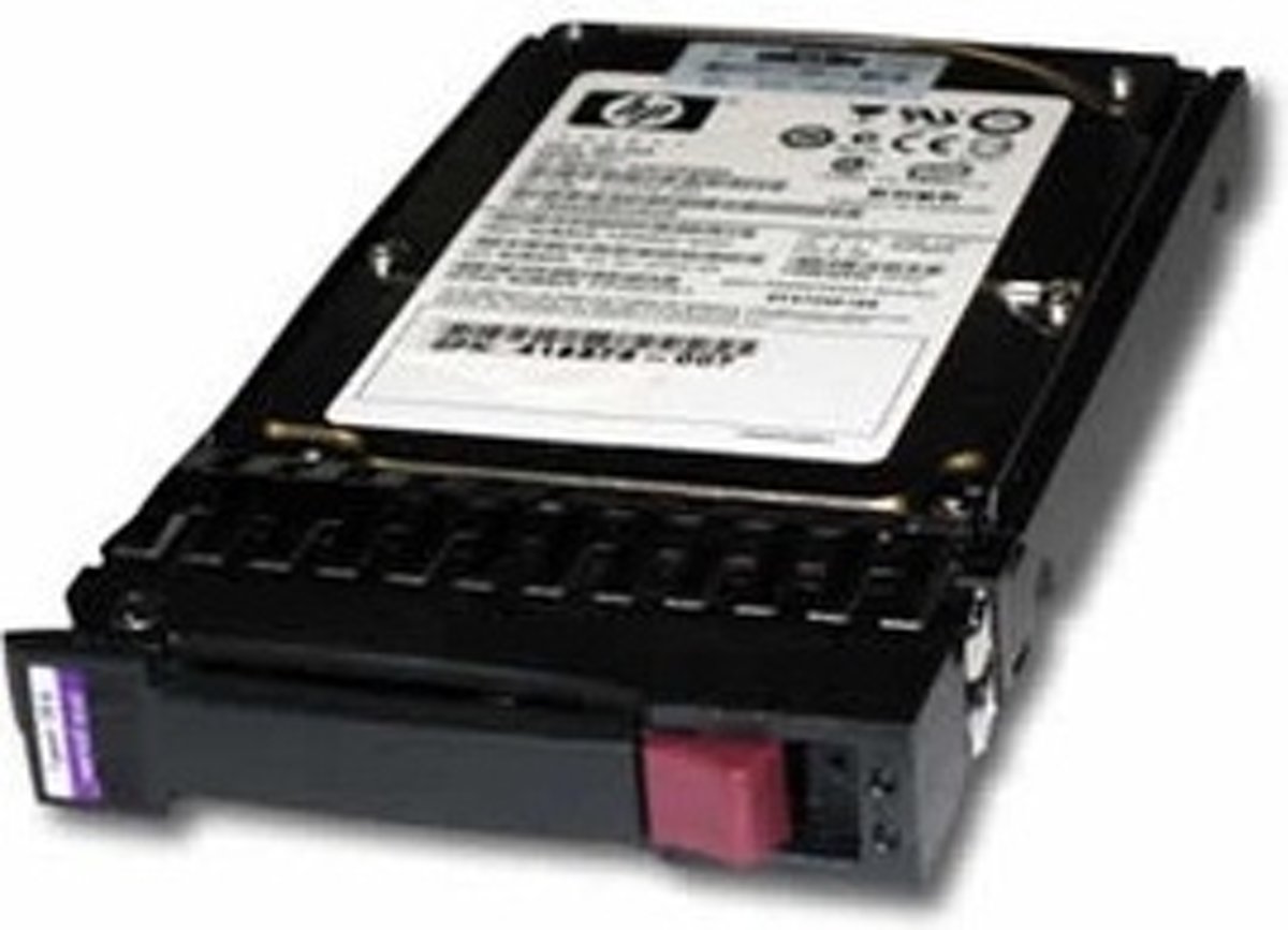 Hewlett Packard Enterprise 300GB, 3G, SAS, 10K rpm, SFF (2.5-inch), Dual Port 300GB SAS interne harde schijf