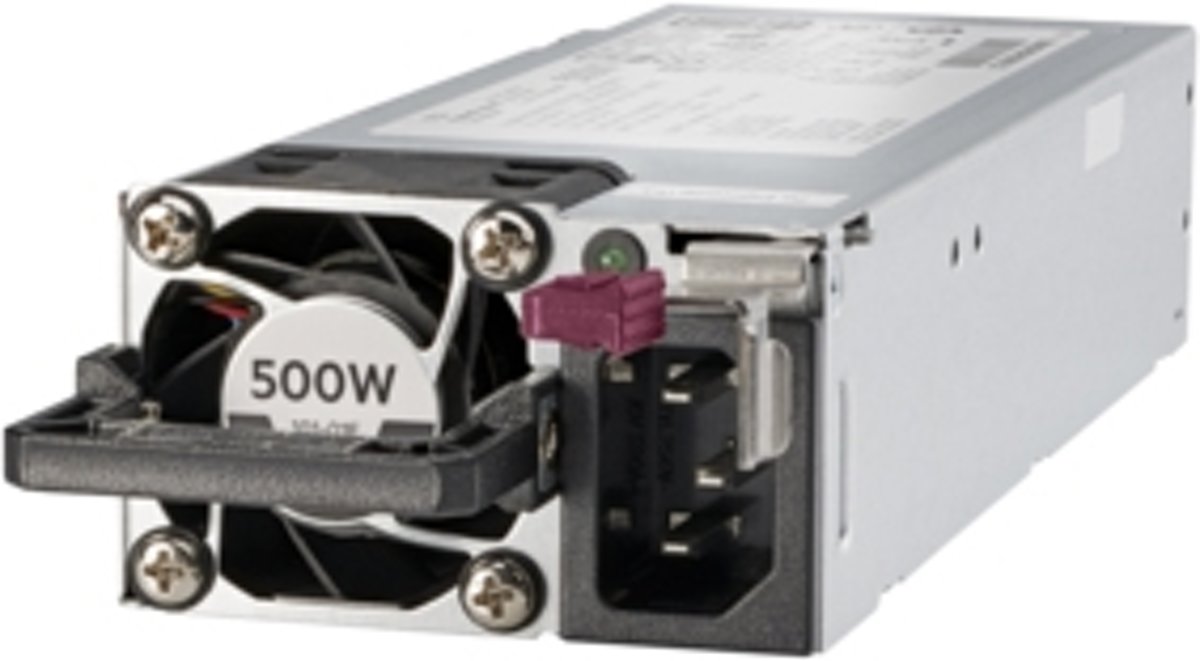 Hewlett Packard Enterprise 500W Flex Slot Platinum Hot Plug Low Halogen 500W Grijs power supply unit