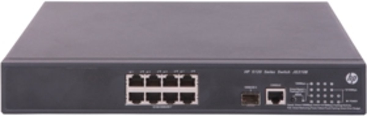 Hewlett Packard Enterprise 5120 8G PoE+ (65W) SI Managed network switch L2 Gigabit Ethernet (10/100/1000) Power over Ethernet (PoE) 1U Grijs