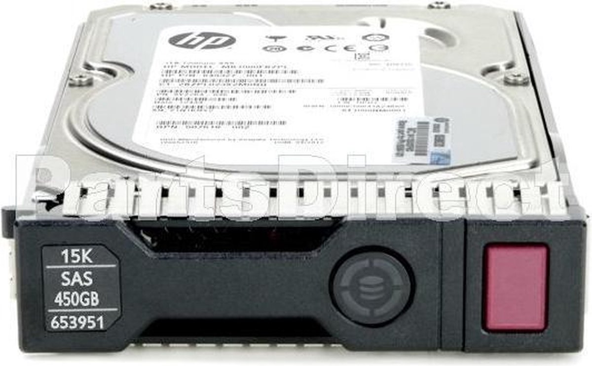 Hewlett Packard Enterprise 653951-001 interne harde schijf 3.5 450 GB SAS