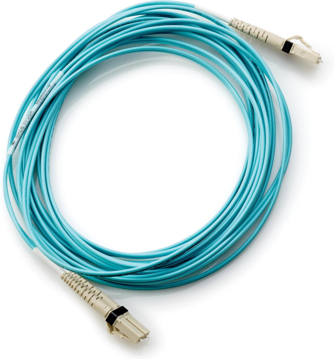 Hewlett Packard Enterprise AJ833A Glasvezel kabel 0,5 m LC Blauw