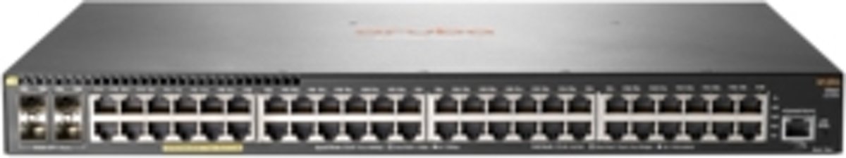 Hewlett Packard Enterprise Aruba 2540 48G PoE+ 4SFP+ Beheerde netwerkswitch L2 Gigabit Ethernet (10/100/1000) Power over Ethernet (PoE) 1U Grijs