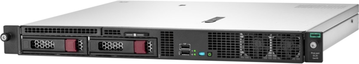 Hewlett Packard Enterprise ProLiant DL20 Gen10 server 3,3 GHz Intel® Xeon® E-2124 Rack (1U) 290 W