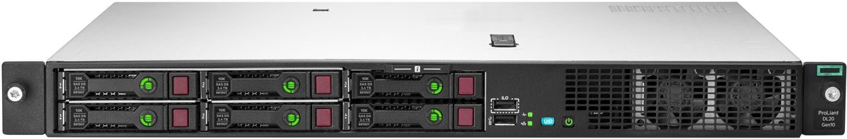 Hewlett Packard Enterprise ProLiant DL20 Gen10 server 3,4 GHz Intel® Xeon® Rack (1U) 500 W