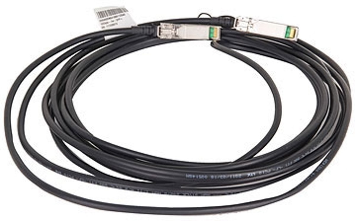 Hewlett Packard Enterprise X240 10G SFP+ 7m DAC 7m Zwart netwerkkabel