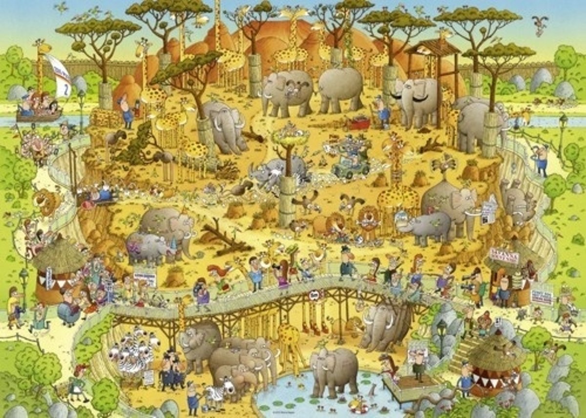 Heye African Habitat - Puzzel - 1000 stukjes