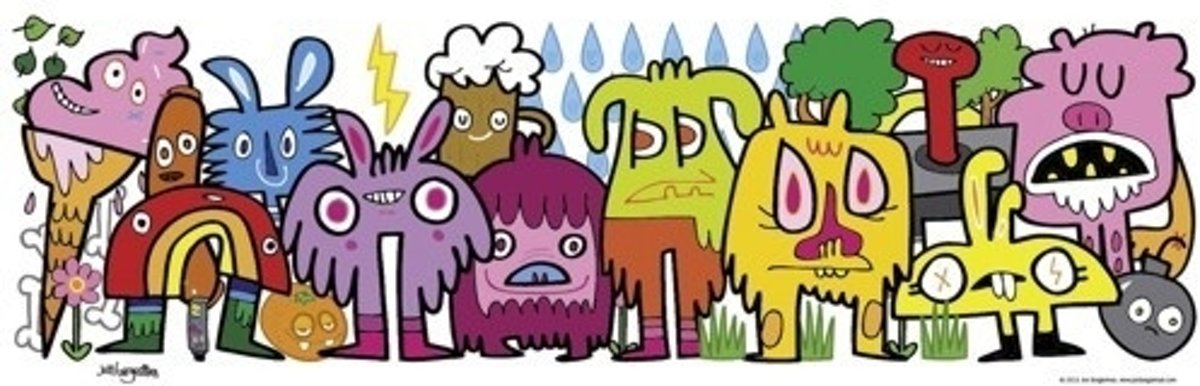 Heye Puzzel Jon Burgerman - In The Park