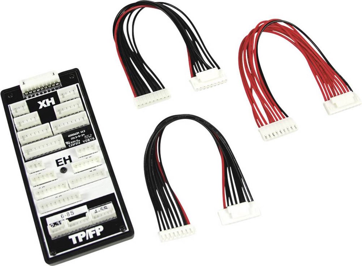 Hitec LiPo Balancer Board Uitvoering lader: XH Uitvoering accupack: XH, EH, TP/FP Geschikt voor aantal cellen: 2 - 8