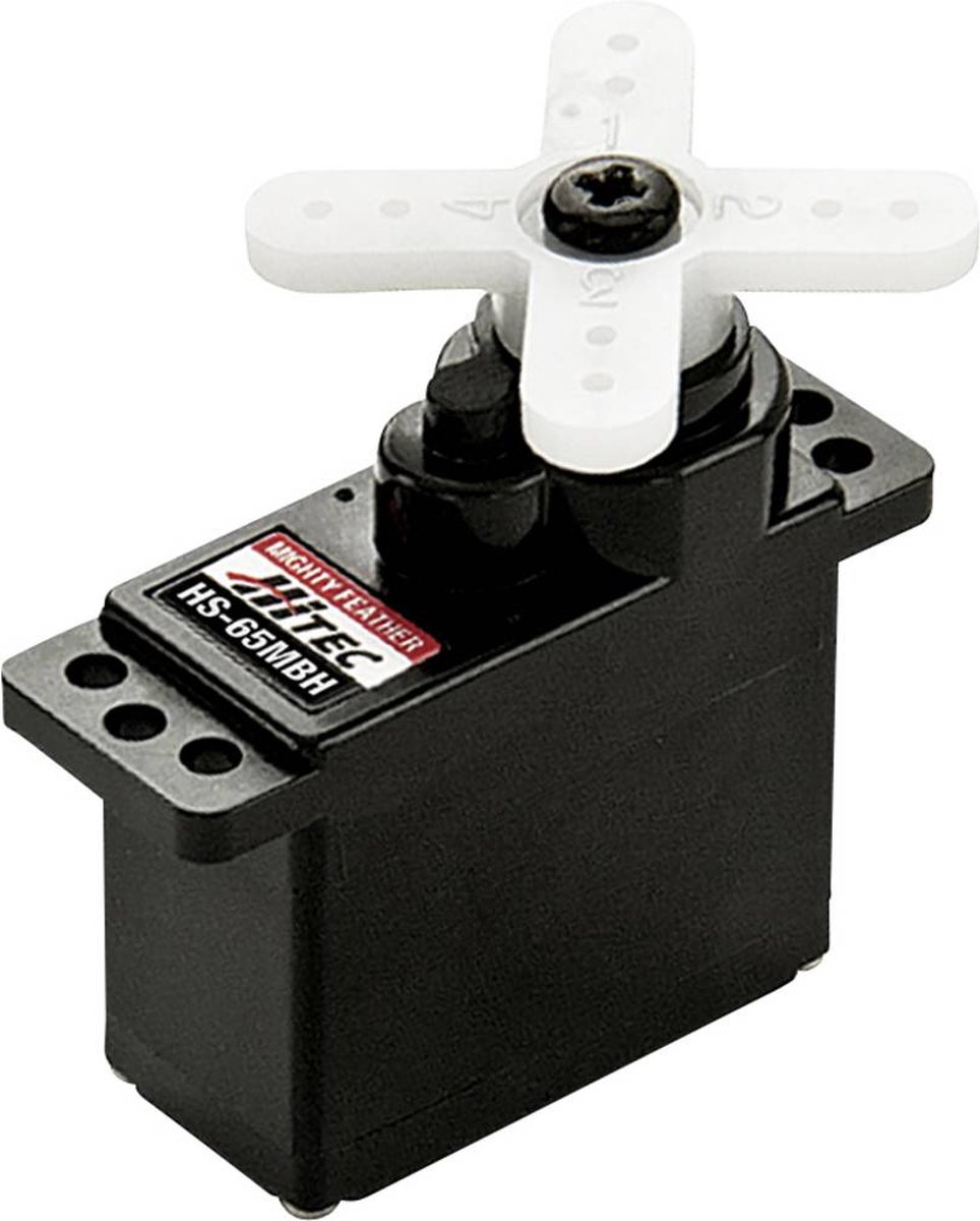 Hitec Standaard servo HS-65HBM Analoge servo Stekkersysteem: JR