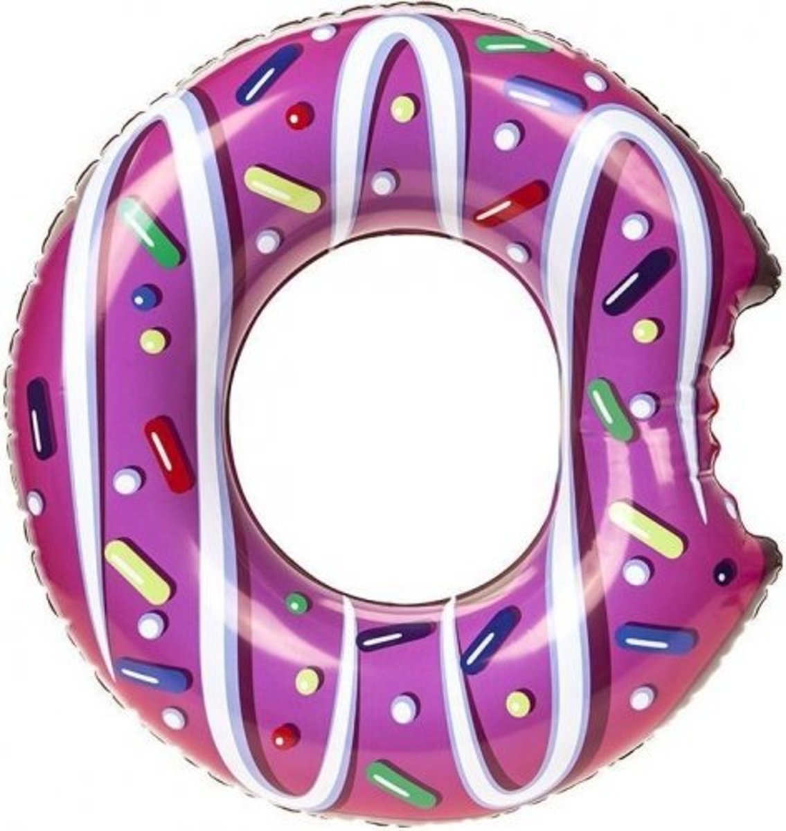 Donut zwemband roze 122 cm