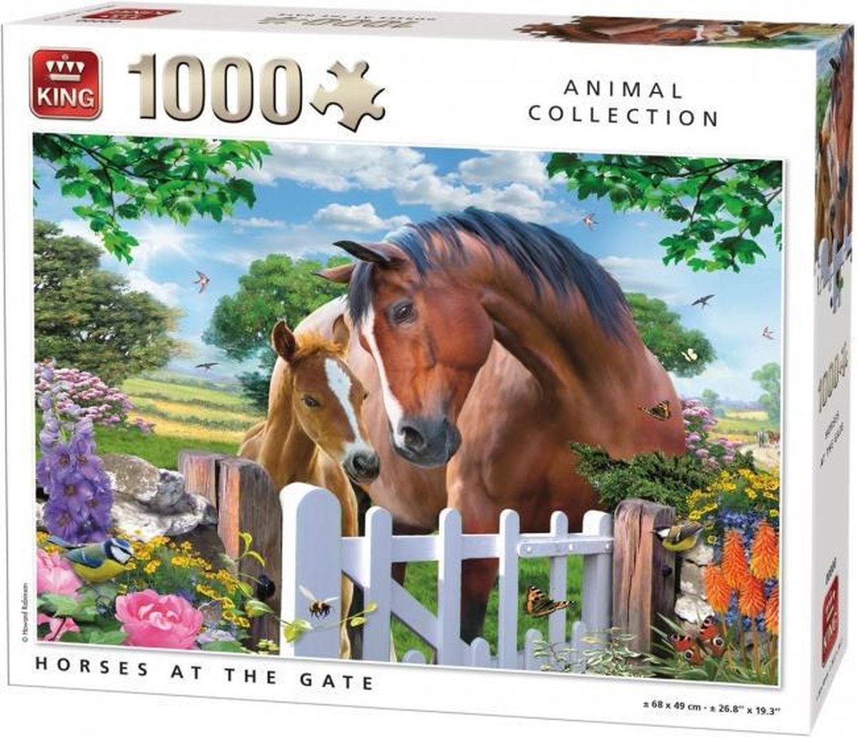 legpuzzel Horses At The Gate 1000 stukjes