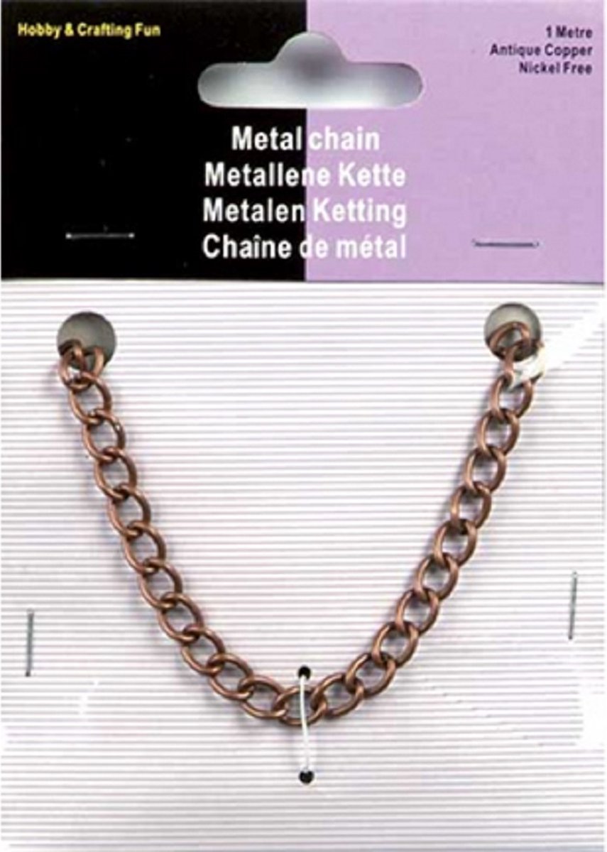 Metalen Chain - Koper Kleur