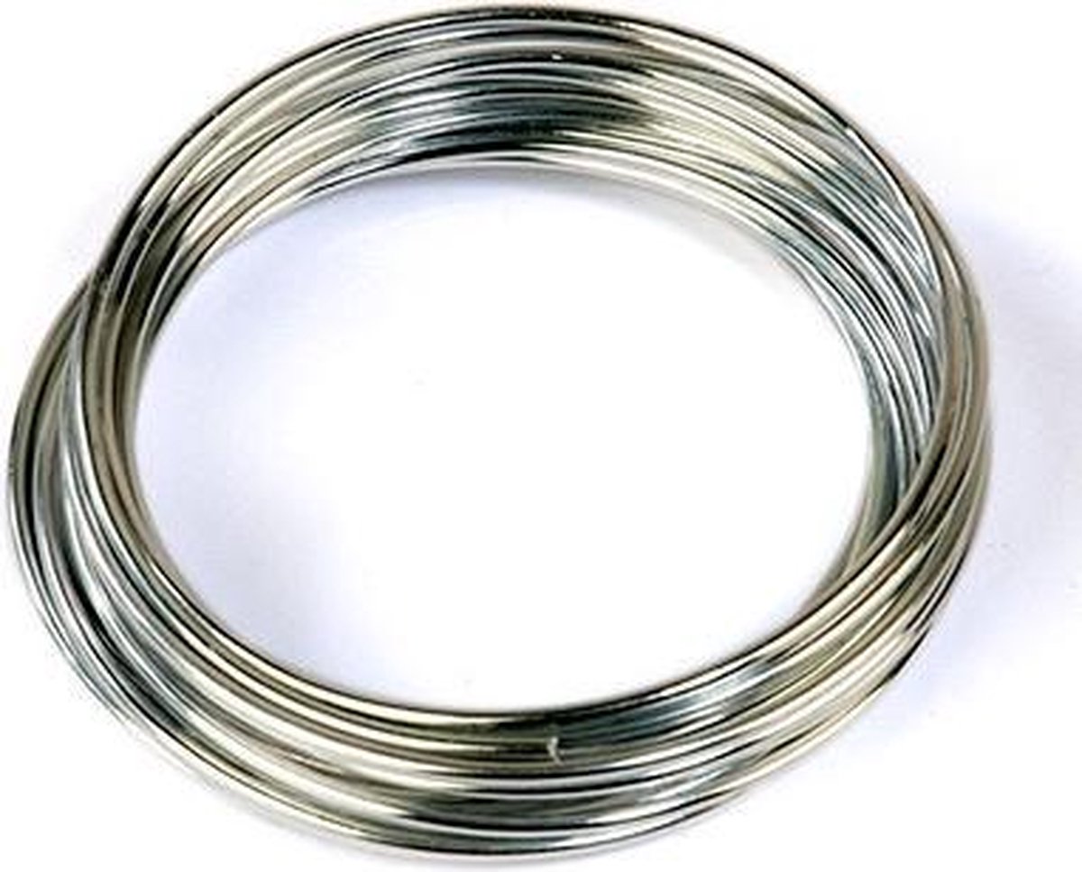 12269-6903 Aluminum Wire. Silver. 2.0mm x 4m