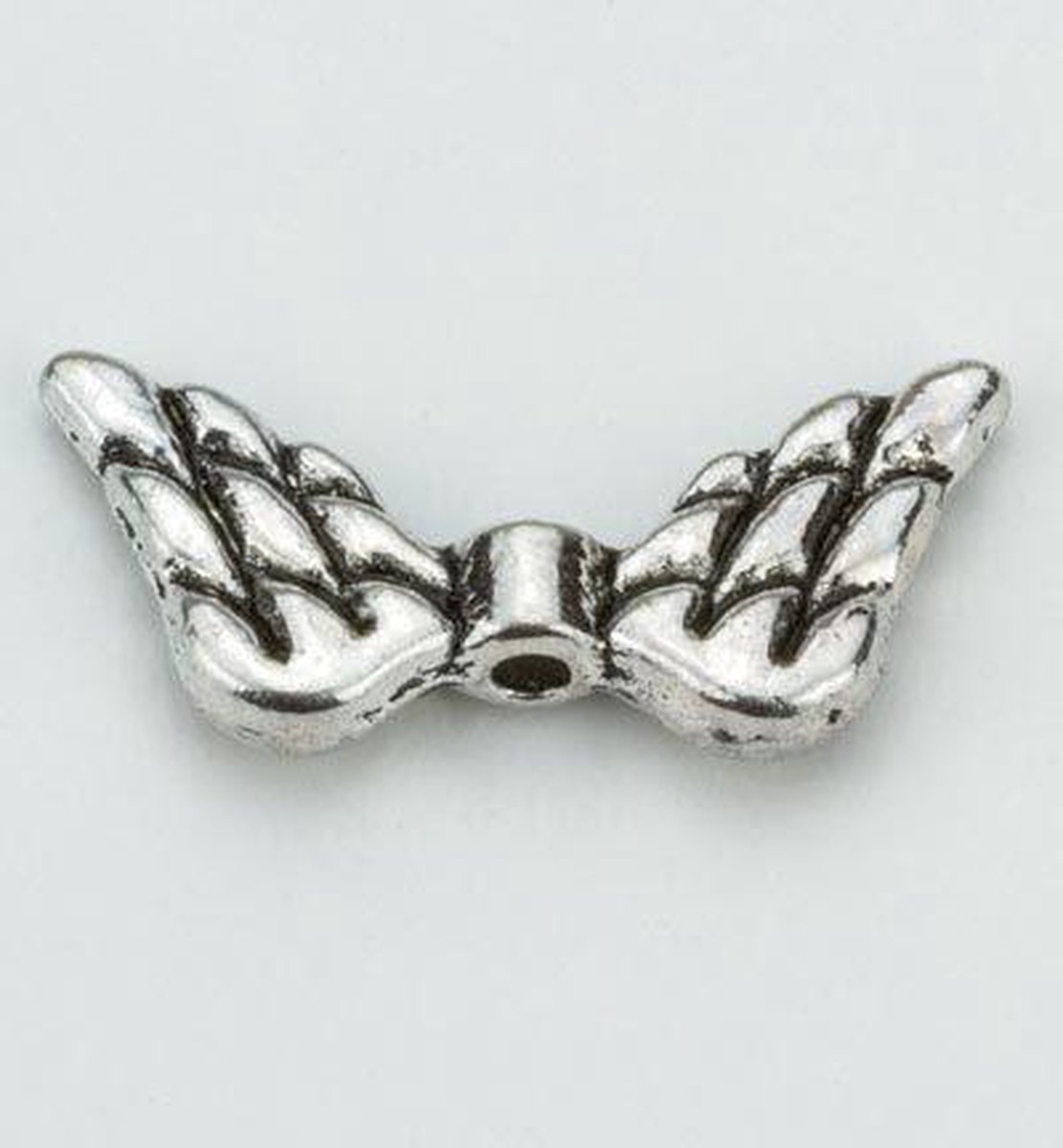 12419-1902 Angel Wings. Platinum. 10x19mm. 6pcs