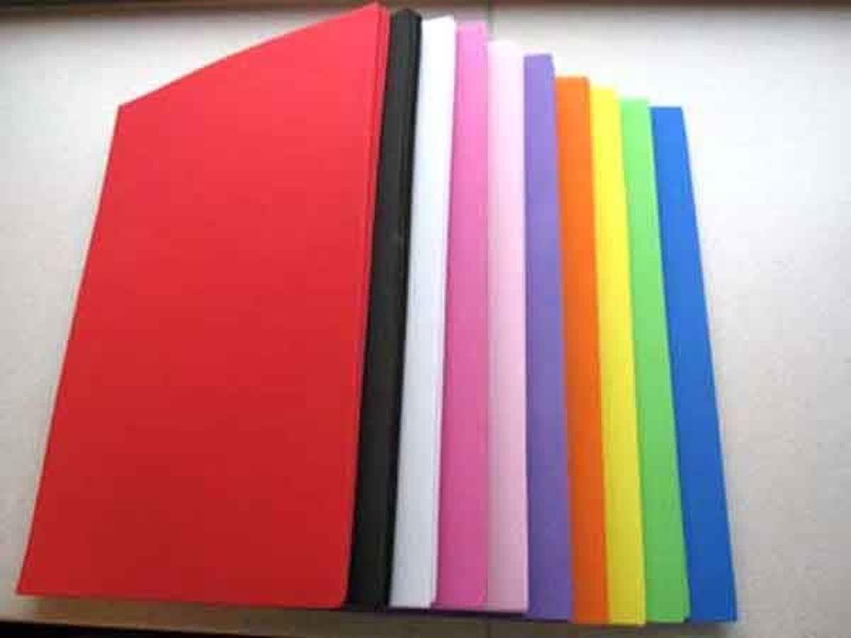 50 EVA Foam Vellen - Voordeel Pak - 10 Kleuren - 22 x 30cm x 2mm