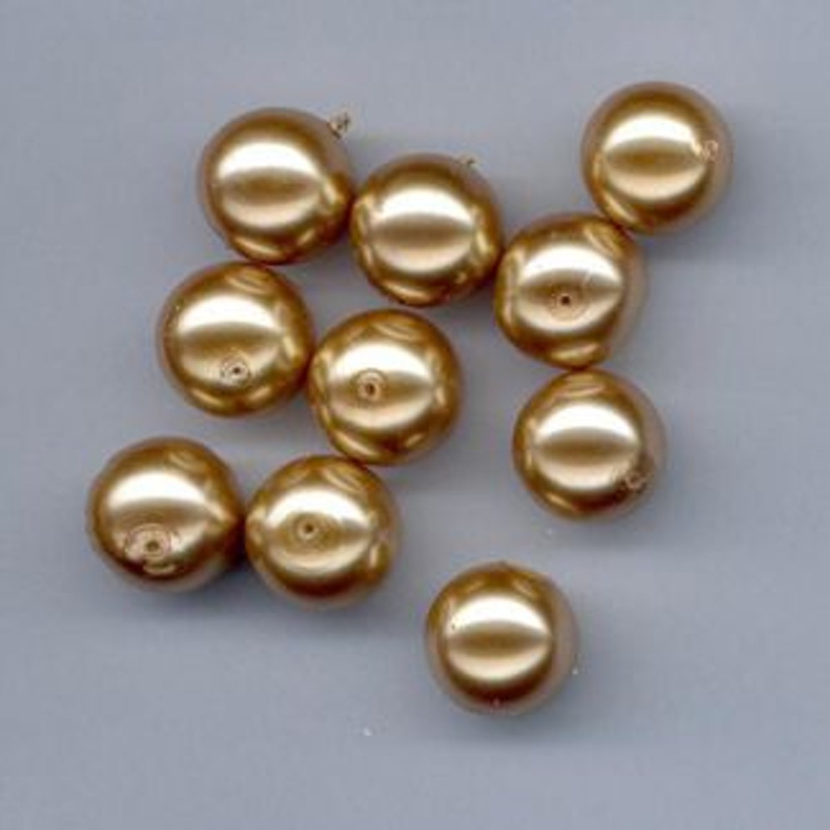 Glasparels 8mm Cognac