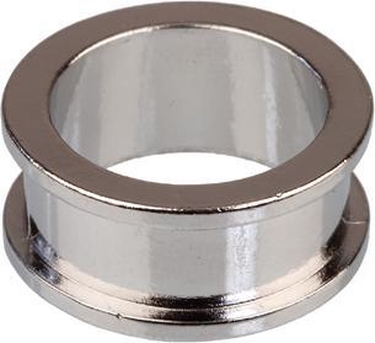 Ring dubbel, platinum, 17.5 mm