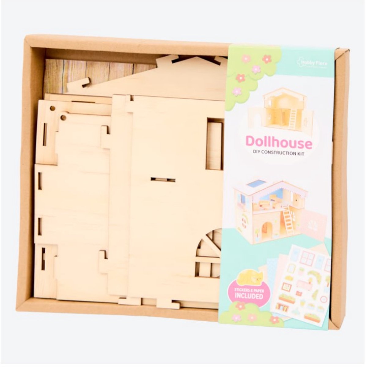   poppenhuis - doe-het-zelf-pakket