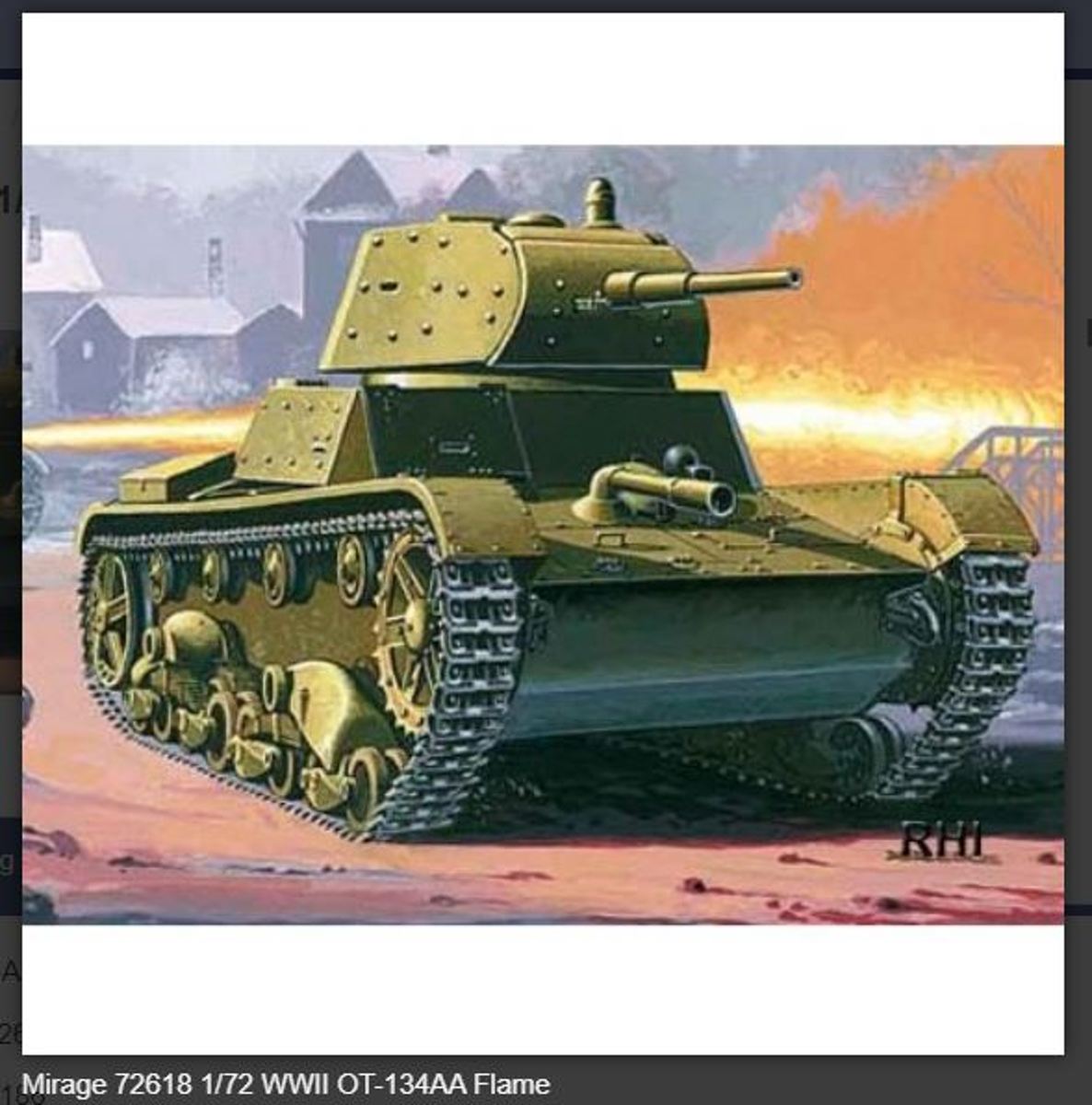 Mirage-Hobby 72618 Flame Thrower tank OT-134AA