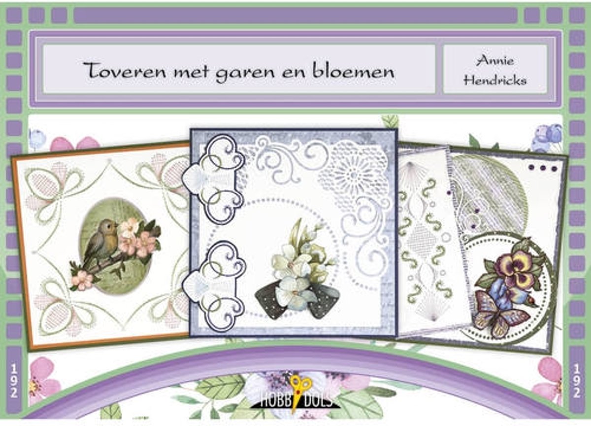 Hobbydols 192 - Toveren met garen en bloemen