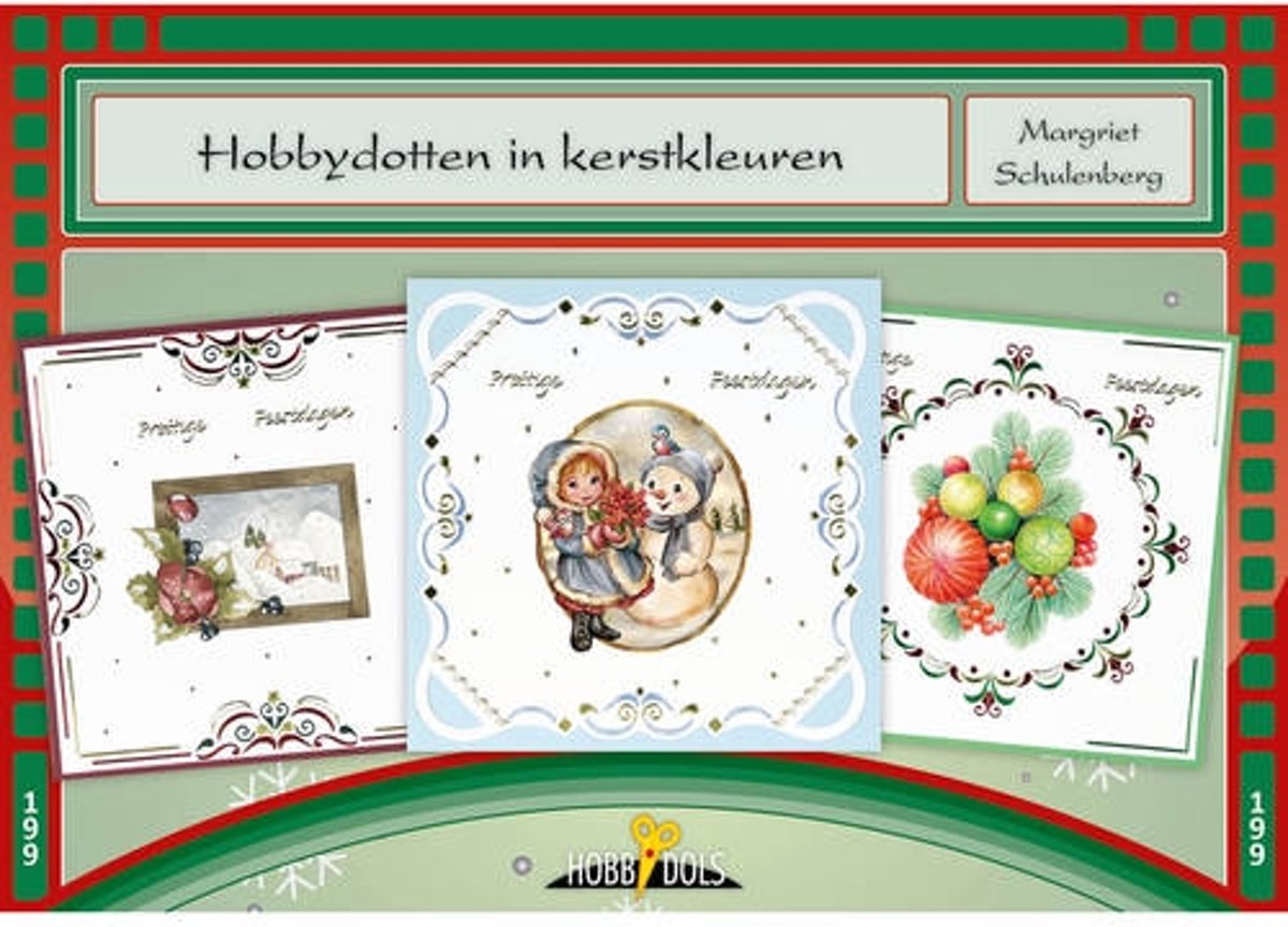 Hobbydols 199 - Hobbydotten in Kerstkleuren