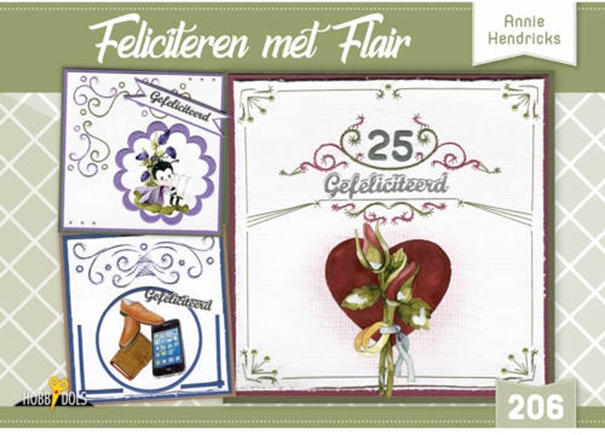 Hobbydols 206 Feliciteren met Flair - Annie Hendricks