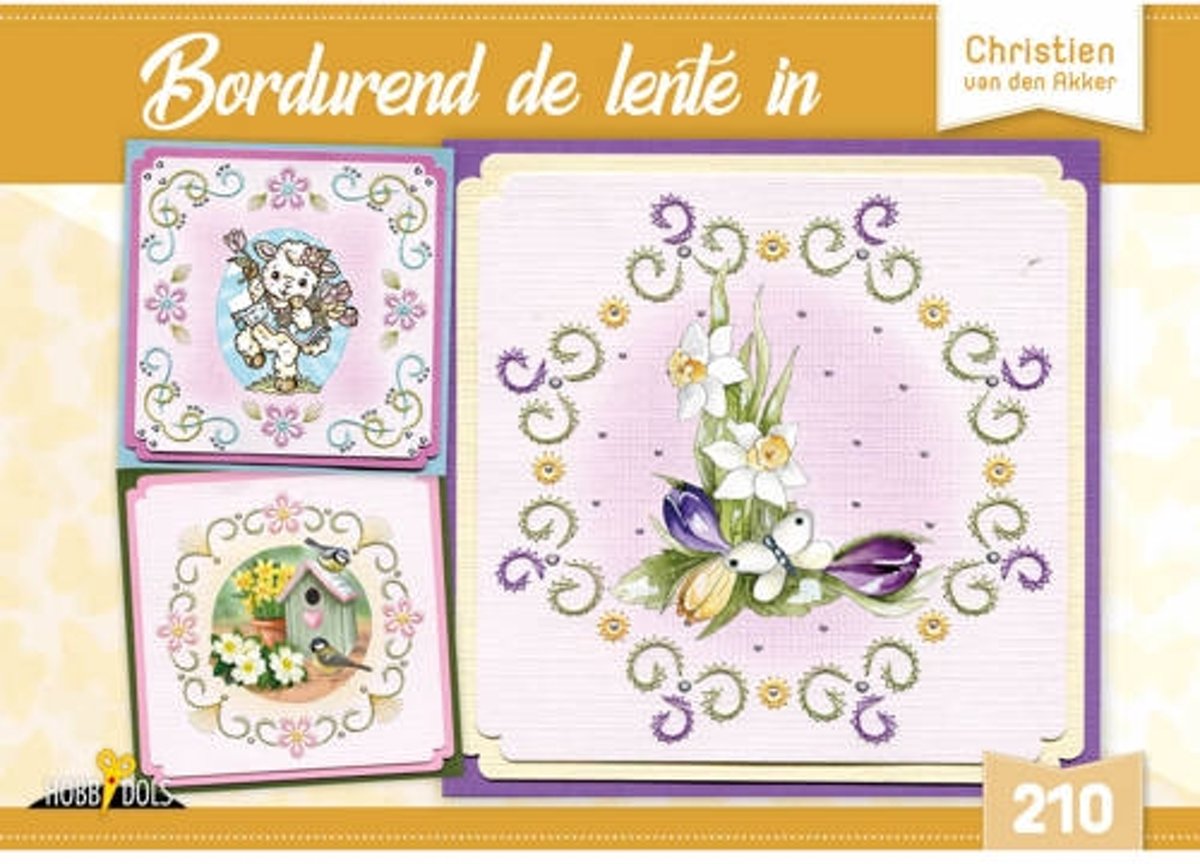 Hobbydols 210 Bordurend de lente in - Christien van den Akker