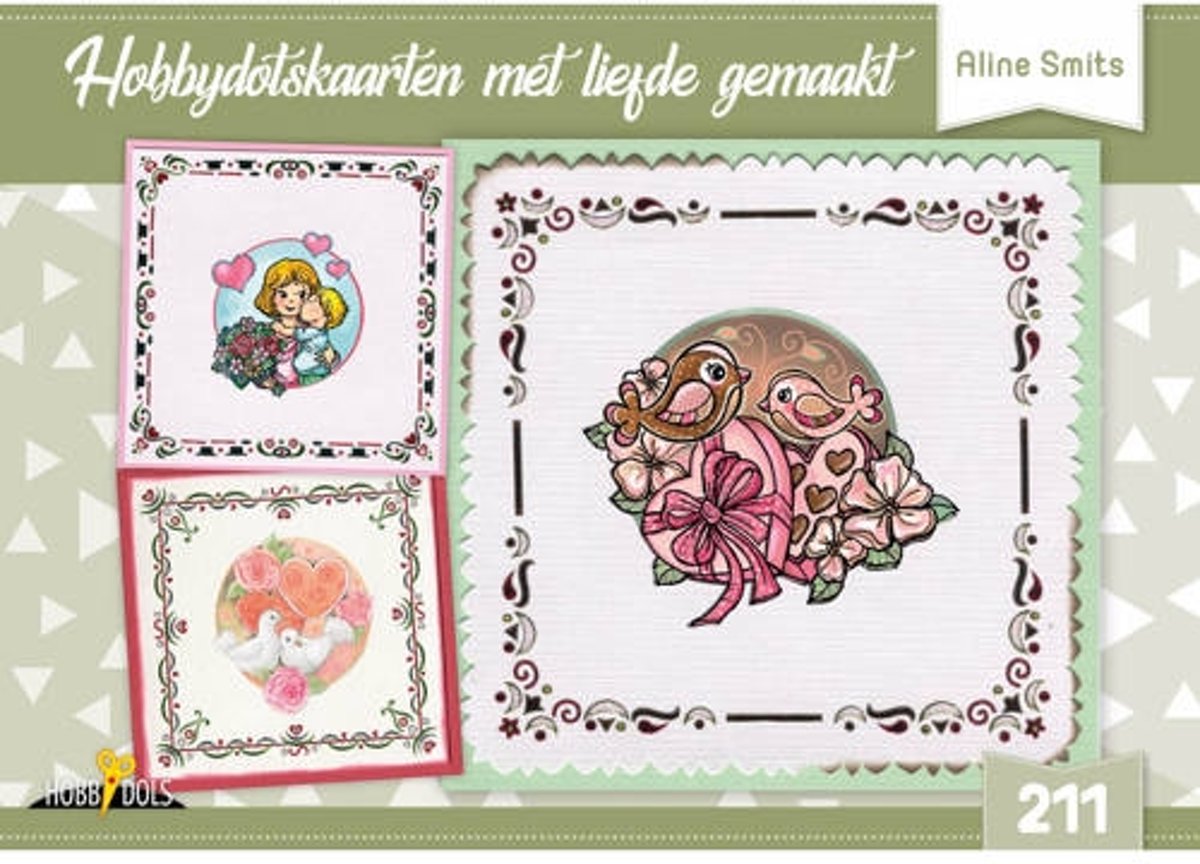 Hobbydols 211 Hobby Dotskaarten met liefde Edelaakt - Aline Smits