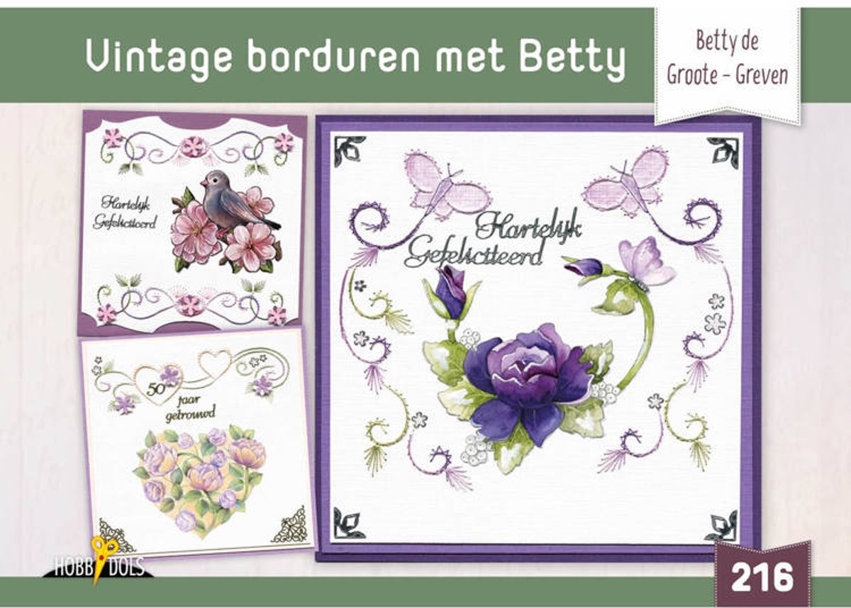 Hobbydols 216 Vintage borduren met Betty - Betty de Groote