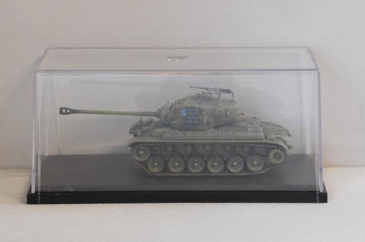 M26 Pershing Italian Army 1950s 1:72 Hobbymaster Groen - Grijs HG3207