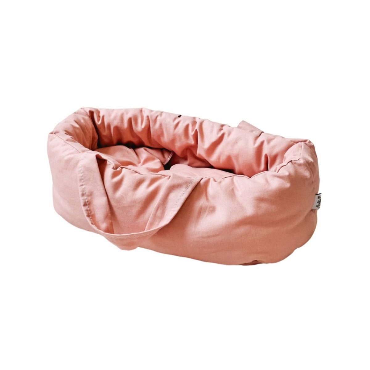 Hollie - Poppendraagmand 38cm - Peach