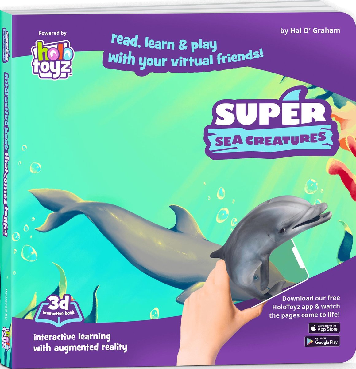 Holotoyz Super Sea Creatures interactieve boeken