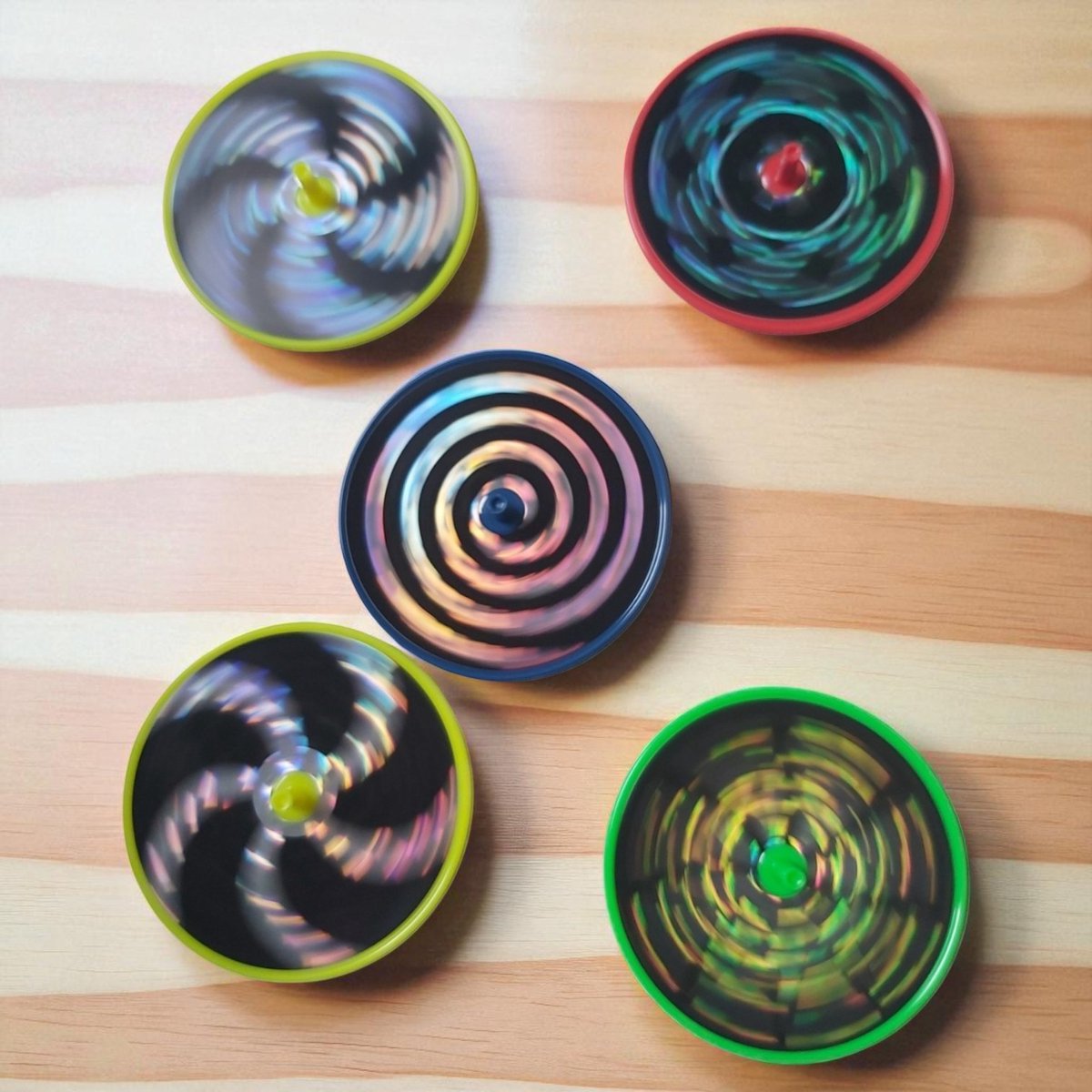 Holografische 5-Delige Tollen set