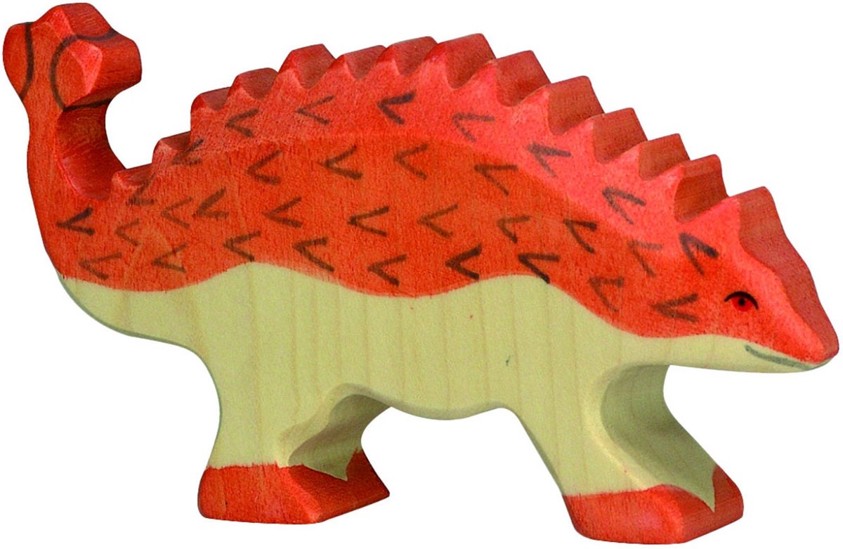 Holztiger Houten dinosaurus: ankylosaurus