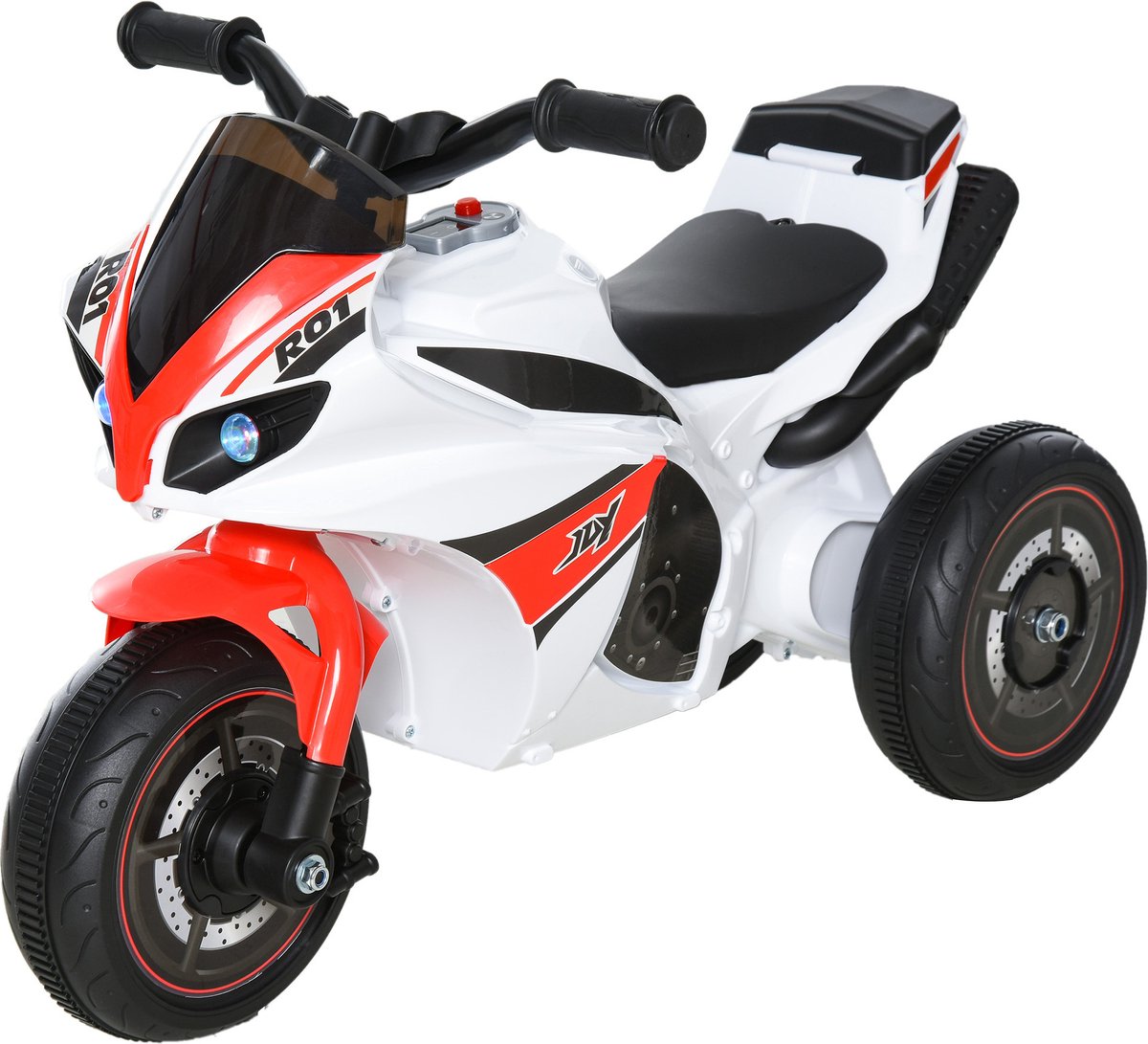 HOMCOM - Kinderfiets - met lichteffecten - met muziek - Pedaalvrij