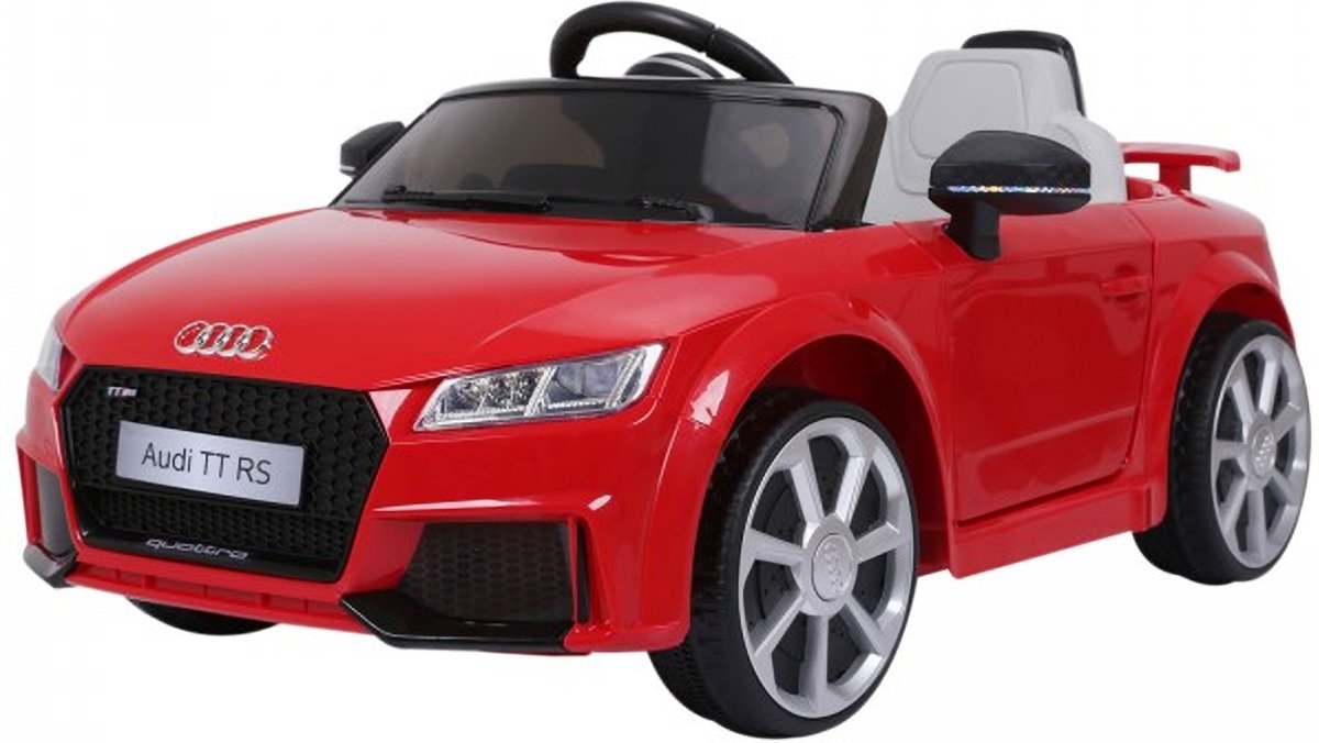 HOMCOM® - Audi TT RS - Elektrische Kinder Accu Auto 6 V met afstandsbediening – Rood – 2 snelheden - 2,5-5 Km/u