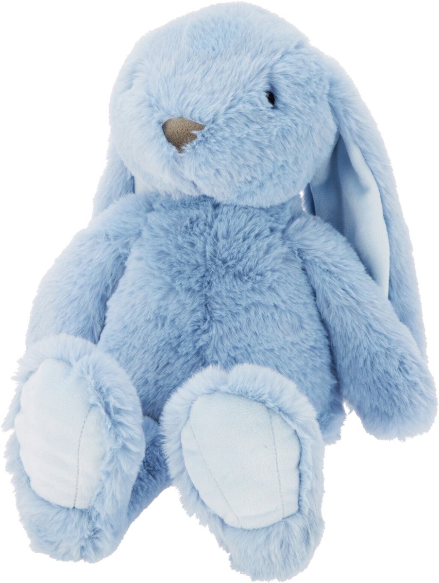 Home & Styling Pluche Knuffel Konijn - 40cm - Blauw