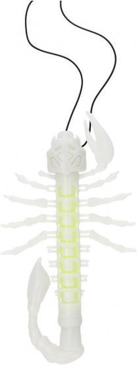 skelet scorpioen glow-in-the-dark 10 cm 3-delig