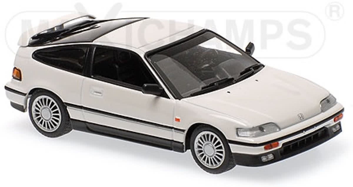 Honda CR-X Coupe 1989 - Wit 1-43 Maxichamps