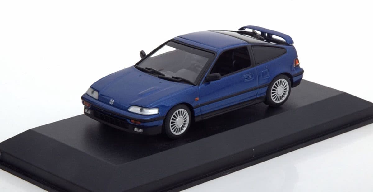 Honda CR-X Coupe 1989 Blauw 1-43 Maxichamps