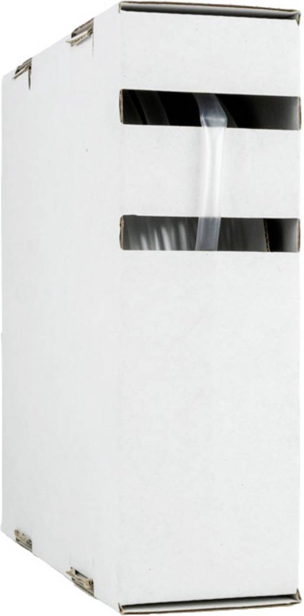 Hongshang 2111184298 Krimpkous zonder lijm Transparant 9.50 mm 4.80 mm Krimpverhouding:2:1 10 m