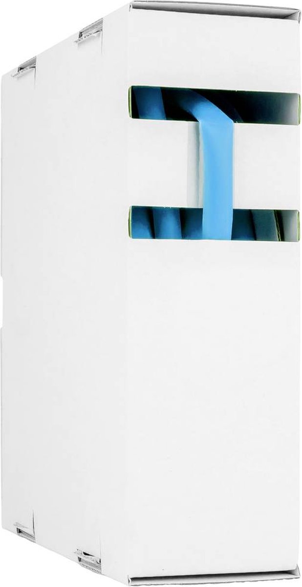Hongshang 211184268 Krimpkous zonder lijm Blauw 9.50 mm 4.80 mm Krimpverhouding:2:1 10 m