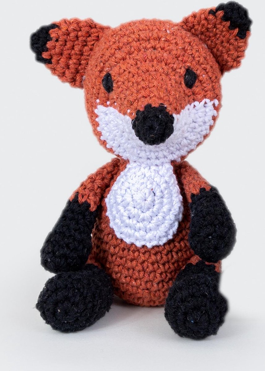 Amigurumi Nederlands DIY Haakpakket incl vulling Vos